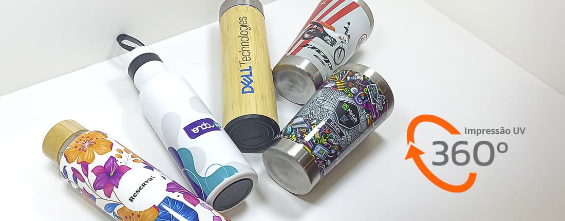 Innovation Brindes Revoluciona o Mercado com Impressão UV 360º Exclusiva